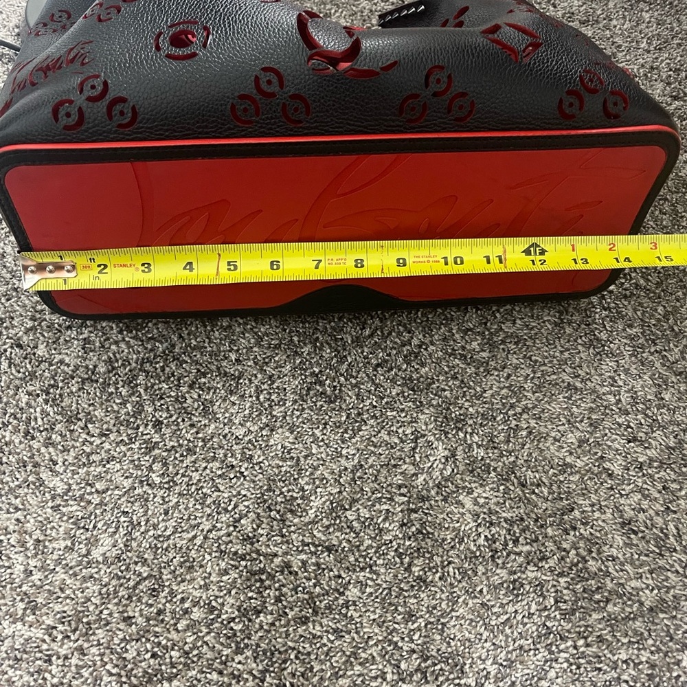 Christian Louboutin Black Tote with Red Accents - Picture 10 of 12